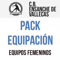 PACK EQUIPACIÓN  FEMENINO CB ENSANCHE DE VALLEKAS