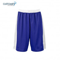 Short Reversible, polyester 140 g, Unisex, Color Royal/Blanco Bàsquet CIC