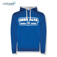 Sudadera contrastada Unisex CREU ALTA SBD