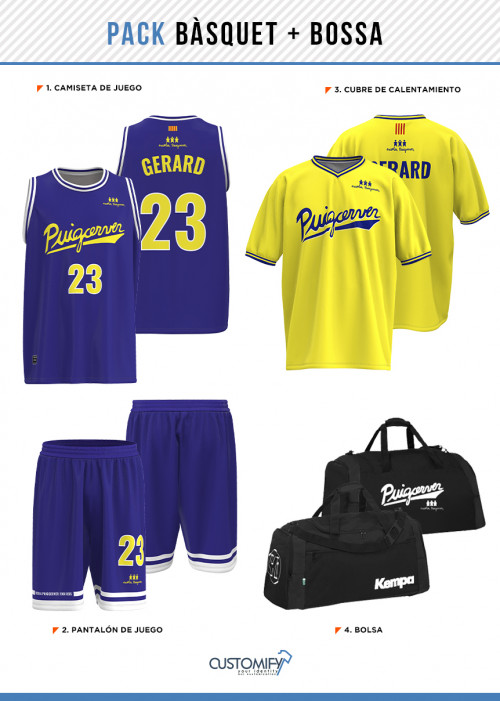 PACK BASQUET+BOSSA ESCOLA PUIGCERVER