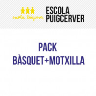 PACK BASQUET+MOTXILLA ESCOLA PUIGCERVER
