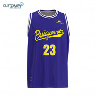 Samarreta de joc sublimada, 1ª equip., blava, PUIGCERVER REUS, Unisex