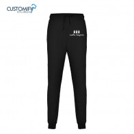 Pantalón Largo de chándal, felpa no perchada, 280 g/m², Unisex Negro PUIGCERVER REUS