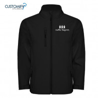 Chaqueta Softshell compuesto de 2 capas, Negro PUIGCERVER REUS