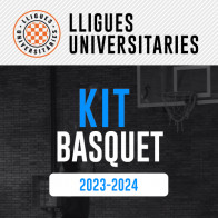 Equipació Bàsquet temporada 2023/2024 LLIGUES UNIVERSITARIES