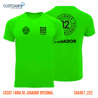 Samarreta Futbol / Volei, 222 - Verd Fluor, Lligues Universitaries temporada 2022/2023