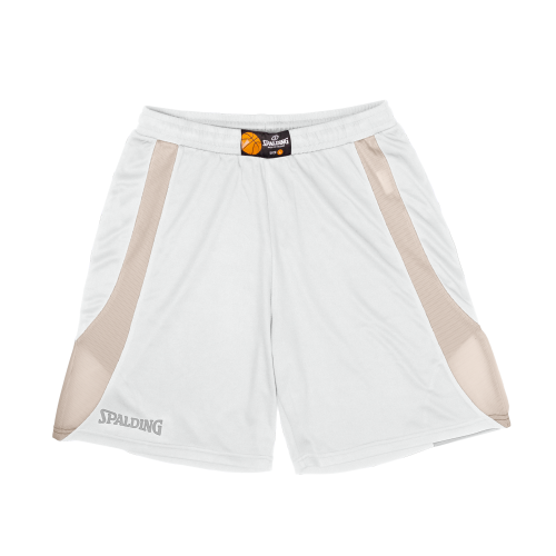 Jam Shorts, Blanco / Gris plata SPALDING