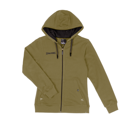 Flow Hoody Zipper Jacket wmn, Caqui SPALDING