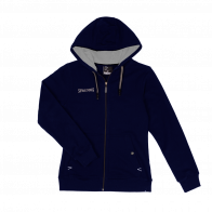 Flow Hoody Zipper Jacket wmn, Azul marino SPALDING