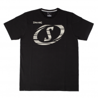 Fast Tee, Negro / Gris melange SPALDING