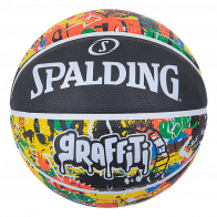 Rainbow Graffiti Rubber Basketball SPALDING