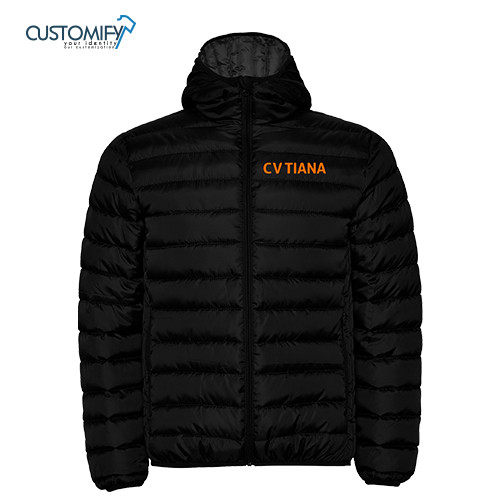Anorak de paseo unisex Negro CLUB VOLEIBOL TIANA