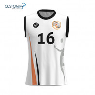 Camiseta de juego masculina 2ª equip. blanca CLUB VOLEIBOL TIANA