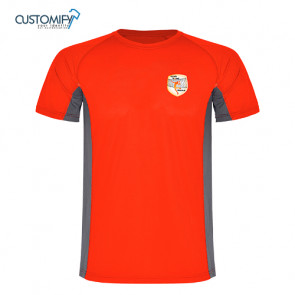 Camiseta de calentamiento Unisex Rojo/Gris CLUB VOLEIBOL TIANA