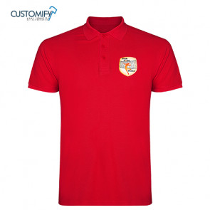 Polo MC., Unisex Rojo CLUB VOLEIBOL TIANA