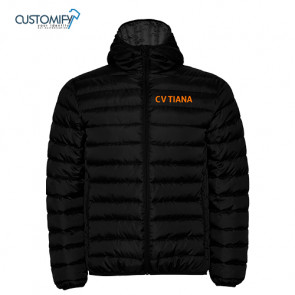 Anorak de paseo unisex Negro CLUB VOLEIBOL TIANA