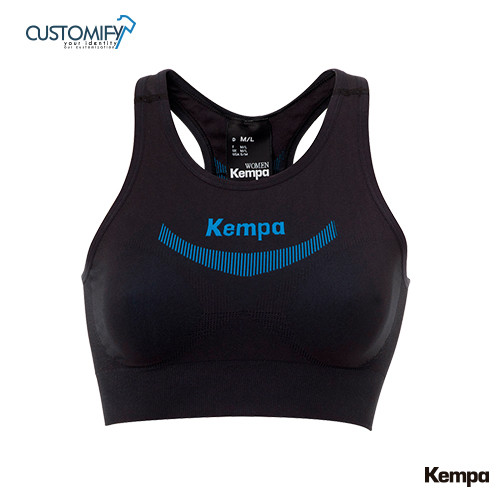 TOP DE DONA negre/blau HANDBOL LA GARRIGA