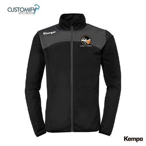 Jaqueta de Xandall negre/antracita HANDBOL LA GARRIGA