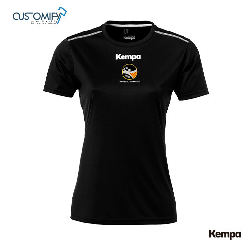 Samarreta escalfament negre HANDBOL LA GARRIGA, DONA