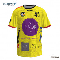 Samarreta MC. Sublimada Kempa, 1ª equip. groga HANDBOL LA GARRIGA, Home