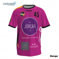 Samarreta MC. Sublimada Kempa, 2ª equip. magenta HANDBOL LA GARRIGA, Home