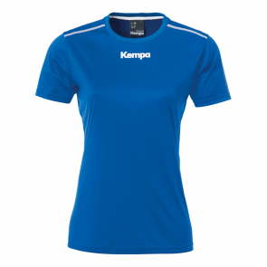 POLY SHIRT DE MUJER azul royal KEMPA