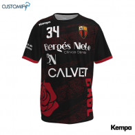 Samarreta de joc Kempa, 1ª equip. negra HANDBOL SANT LLORENÇ, Home
