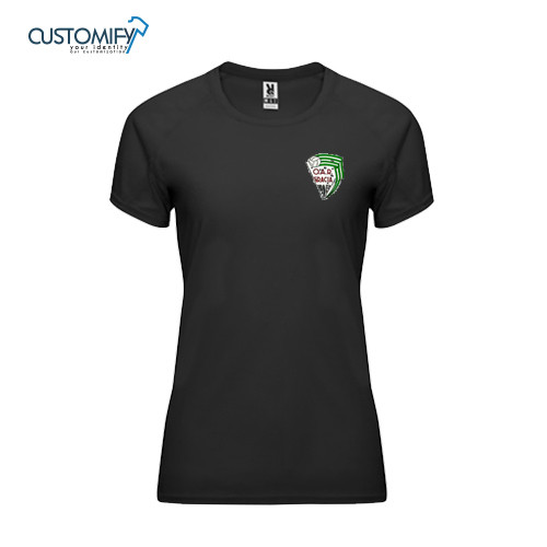 Samarreta d'entrenament negra OAR GRACIA SABADELL, DONA