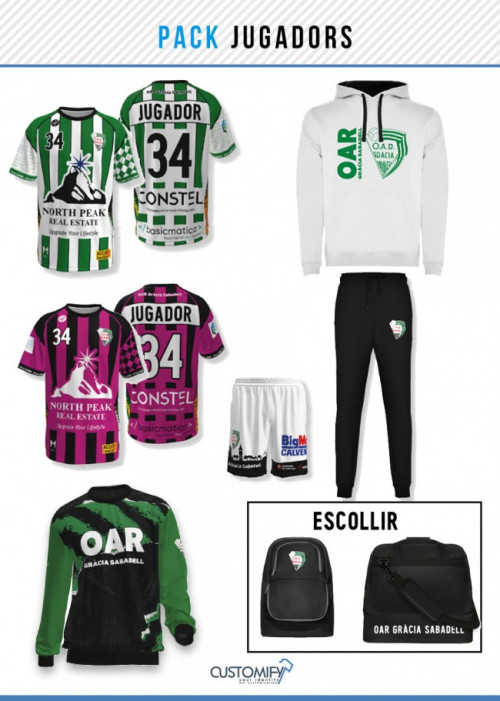 PACK JUGADORS OAR GRACIA SABADELL