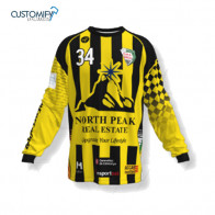 Samarreta Customify, 1ª equip. porters groga/negra OAR GRACIA SABADELL, HOME